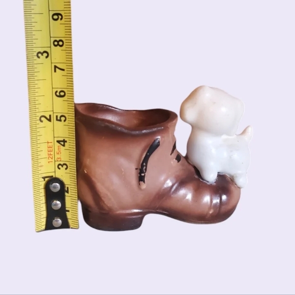 Vintage toothpick holder Puppy boot - Picture 2 of 2